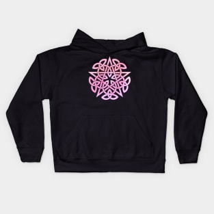 Pentagram. Celtic knot Kids Hoodie